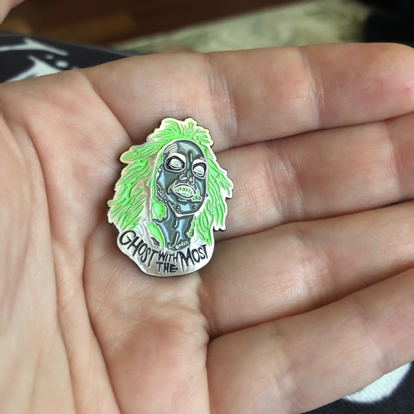 Beetlejuice Ghost With The Most Lapel Pin Brooch - Picture 4 of 4